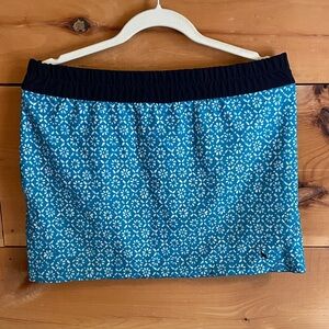 Eddie Bauer Teal Blue Athletic Mini Skirt